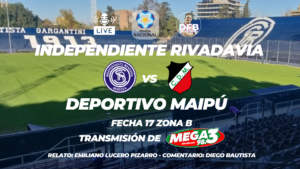 Placa Independiente Rivadavia - Maipu