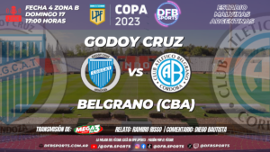Desde las 17 seguí en VIVO Godoy Cruz vs Belgrano de Córdoba