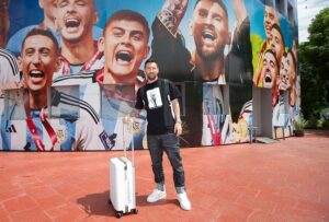 Messi ya en el predio de la AFA en Ezeiza