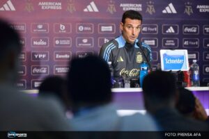 Conferencia de prensa Scaloni