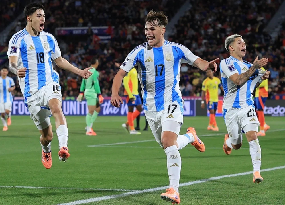 argentina sub 20 vs colombia