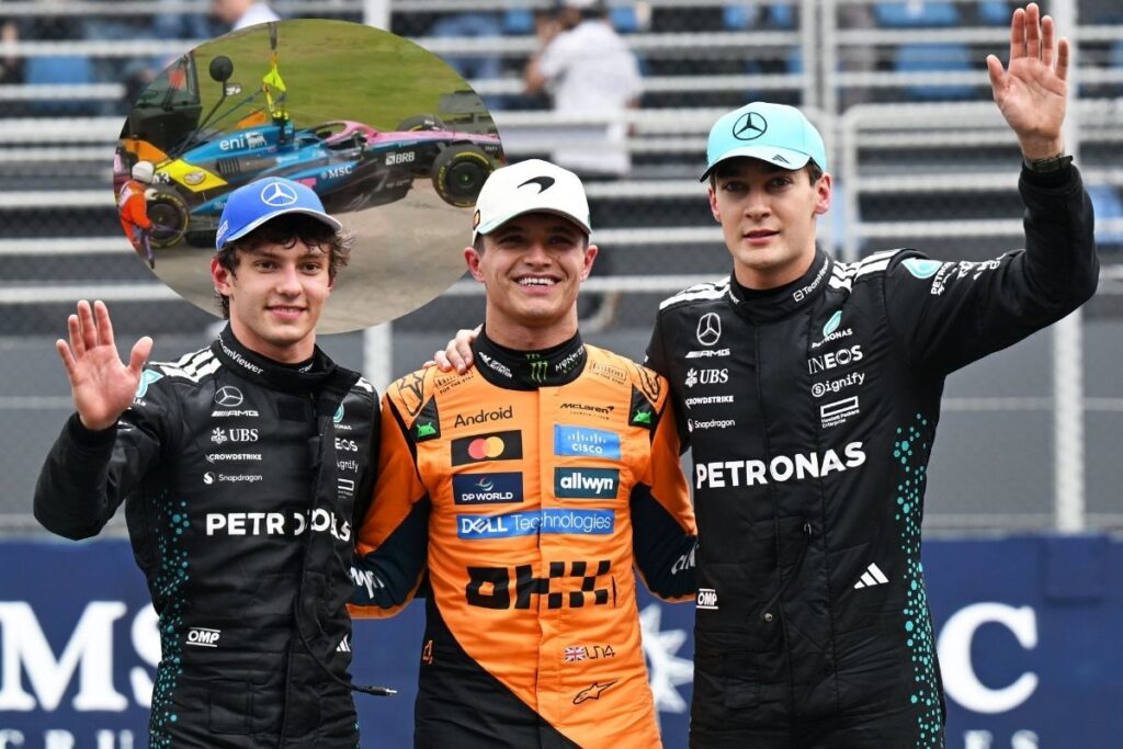 Lando Norris celebró la victoria en una Sprint marcada por múltiples incidentes.