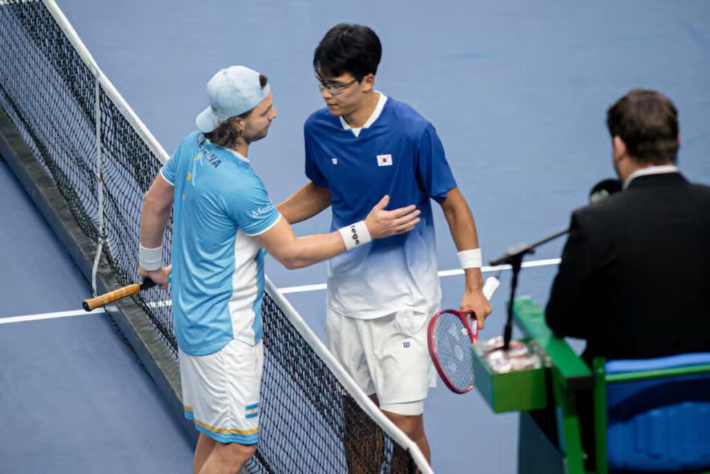 argentina corea copa davis