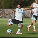 Lionel Scaloni paró el primer equipo en Kansas pensando en Honduras