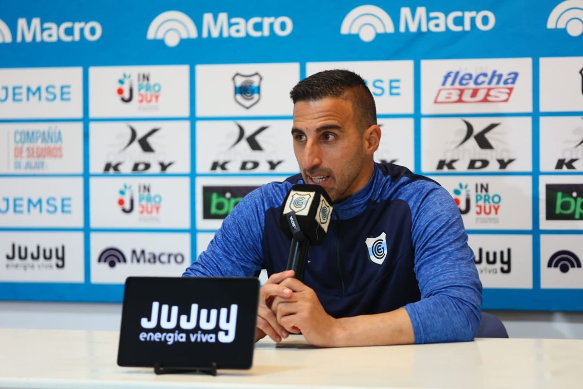 hernan pellerano gimnasia jujuy vs chaco for ever conferencia