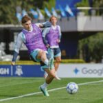 La Selección Argentina completó su segundo entrenamiento en Ezeiza