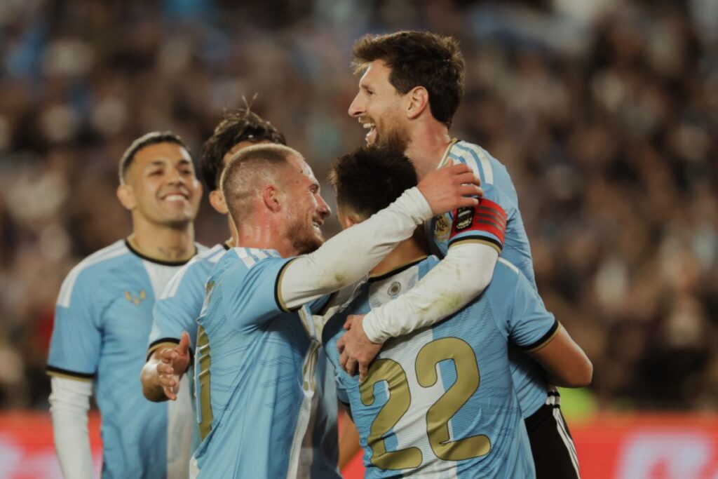 argentina vs benin despedida messi